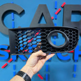 Audi S4 B6 Custom Honeycomb Lower Side Grilles – Set of 2 (OEM Ref: 8E0 807 681 B / 8E0 807 682 B)